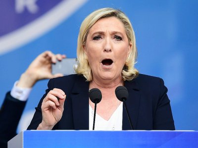 Marine Le Pen, à Milan, le 18 mai 2019 - Miguel MEDINA [AFP/Archives]