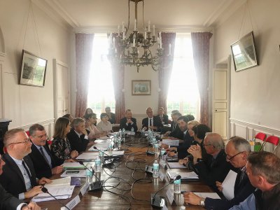 La réunion du Conseil d'administration de l'établissement public du Pin. - CD61