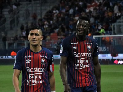 Fayçal Fajr et Malik Tchokounté SM Caen - S.L