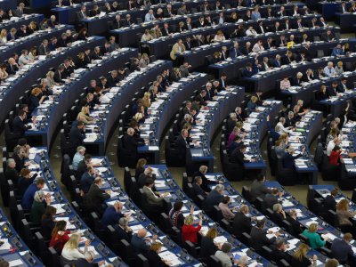Séance plénière du Parlement européen, à Strasbourg, le 26 mars 2019 - FREDERICK FLORIN [AFP/Archives]