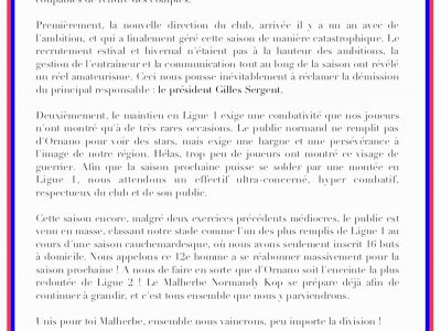 Le communiqué du MNK du 28 mai 2019 - Sylvain Letouzé