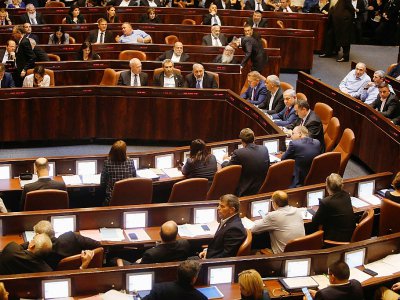 Les députés israéliens votent une loi pour dissoudre le parlement, le 29 mai 2019 à Jérusalme - Menahem KAHANA [AFP]