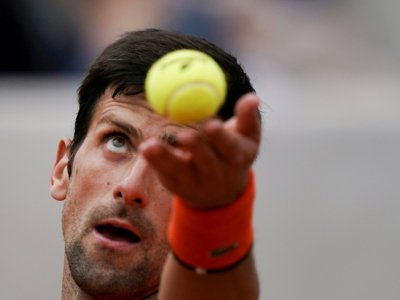 Novak Djokovic contre Henri Laaksonen au 2e tour de Roland-Garros, le 30 mai 2019 à Paris - Kenzo TRIBOUILLARD [AFP]