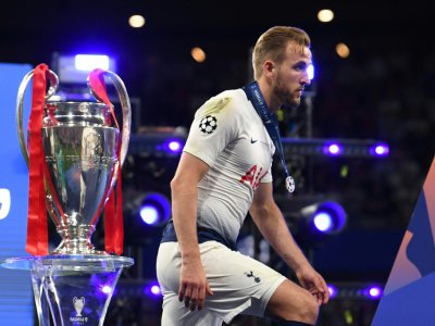 L'attaquant de Tottenham Harry Kane lors de la défaite en finale de Ligue des champions face à Liverpool le 1er juin 2019 - Paul ELLIS [AFP]