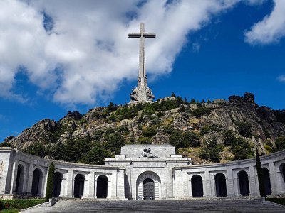 Photographie prise le 3 juillet 2018 du "Valle de los Caidos", aux environs de Madrid, abritant actuellement la tombe de Franco - OSCAR DEL POZO [AFP/Archives]