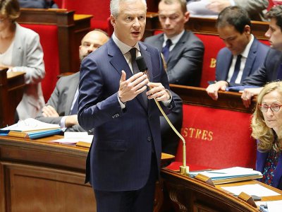 Le ministre de l'Economie Bruno Le Maire à l'Assemblée nationale, le 5 juin 2019 à Paris - JACQUES DEMARTHON [AFP]