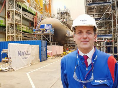 Alain Morvan a dirigé Naval Group Cherbourg de janvier 2015 à juin 2019. - Célia Caradec