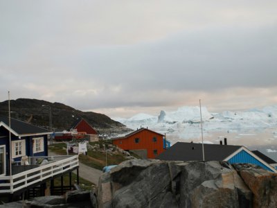 Le fjord de Ilulussat et son glacier, le 3 juin 2019 au Groenland - Slim ALLAGUI [AFP/Archives]
