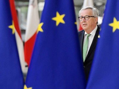 Le président de la Commission  européenne Jean-Claude Juncker,le 28 mai 2019 à Bruxelles - EMMANUEL DUNAND [AFP/Archives]