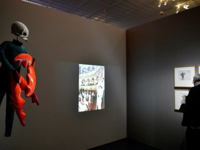 L'exposition "Opéra monde, la quête d'un art total" présentée au Centre Pompidou-Metz du 22 juin 2019 au 27 janvier 2020 - JEAN-CHRISTOPHE VERHAEGEN [AFP]