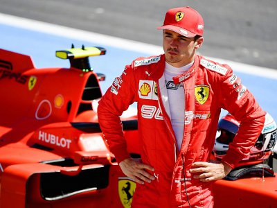 Le Monégasque Charles Leclerc (Ferrari) lors des qualif. pour le GP de France, le 22 juin 2019 au Castellet - GERARD JULIEN [AFP]