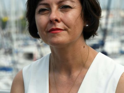 Carole Delga, présidente (PS) de la région Occitanie, le 1er juillet 2016 au Grau du Roi - PASCAL GUYOT [AFP/Archives]