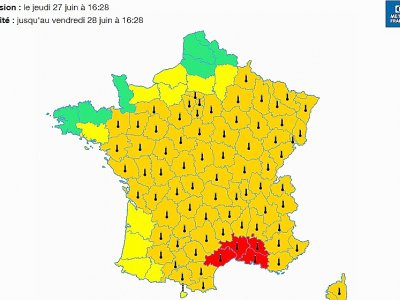Météo-France a classé l'orne en vigilance Orange à la canicule. - Eric Mas