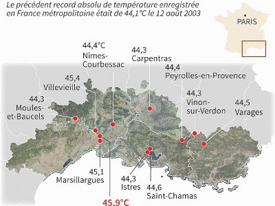 Le record de température de 2003 dépassé - Simon MALFATTO [AFP]