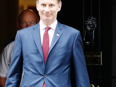 Le ministre britannique des Affaires étrangères Jeremy Hunt le 25 juin 2019 à Londres - Tolga AKMEN [AFP]