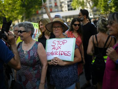 Manifestation à Paris contre les violences faites aux femmes, le 6 juillet 2019 - Martin BUREAU [AFP/Archives]