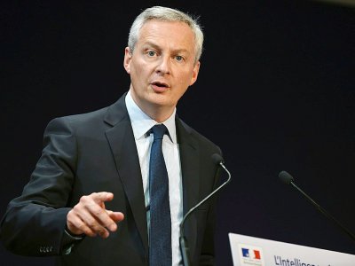 Le ministre de l'Economie Bruno Le Maire, à Paris, le 3 juillet 2019 - ERIC PIERMONT [AFP/Archives]