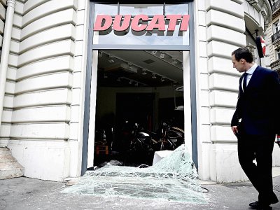 Le magasin Ducati avenue de la Grande Armée à Paris, le 12 jiullet 2019 - Philippe LOPEZ [AFP]