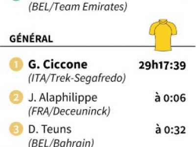 Résultats et classements de la 7e étape du Tour de France - AFP [AFP]