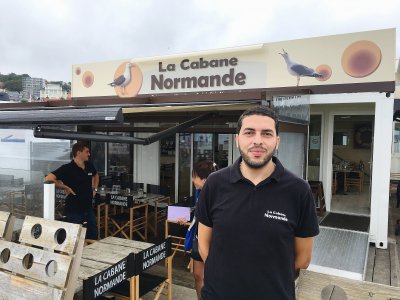 Abdel, le propriétaire de La Cabane Normande. - Justine Leblond