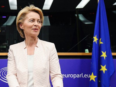 Ursula von der Leyen, nouvelle présidente désignée de la Commission européenne et ministre de la Défense allemande, le 3 juillet 2019 à Bruxelles - FREDERICK FLORIN [AFP/Archives]
