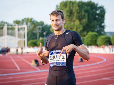 Christophe Lemaitre vainqueur du 200m - Flohic Romain