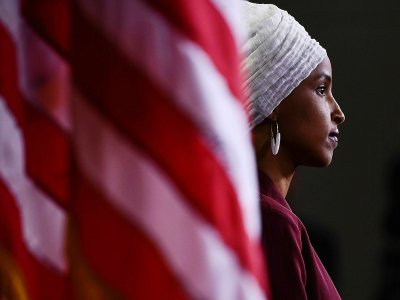 L'élue démocrate Ilhan Omar à Washington, le 15 juillet 2019 - Brendan Smialowski [AFP/Archives]