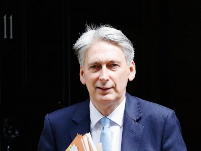 Le ministre britannique des Finances Philip Hammond, le 10 juillet 2019 à Londres - Tolga AKMEN [AFP/Archives]