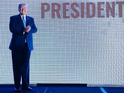 le président américain Donald Trump à Washington mardi - NICHOLAS KAMM [AFP]