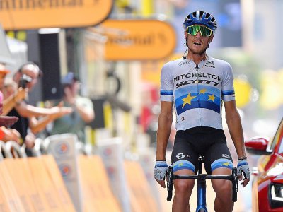 L'Italien Matteo Trentin vainqueur de la 17e étape, le 24 juillet à Gap - Marco Bertorello [AFP]