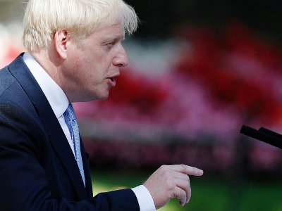 Le Premier Ministre britannique Boris Johnson le 24 juillet 2019 à Londres - Adrian DENNIS [AFP]