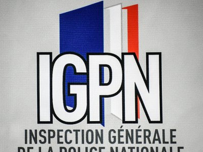 Le logo de l'Inspection Générale de la Police Nationale le 13 juin 2019 - STEPHANE DE SAKUTIN [AFP/Archives]