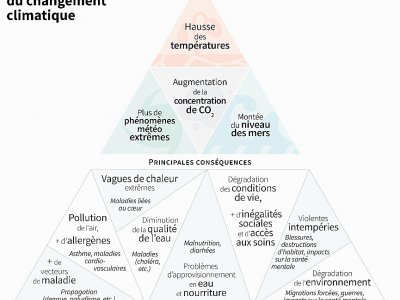 Les multiples impacts du changement climatique - Sabrina BLANCHARD [AFP]