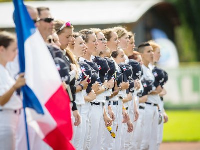 L'équipe de France de baseball féminin. - Romain Flohic