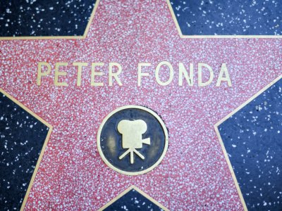 L'étoile de Peter Fonda sur le Walk of Fame à Hollywood - VALERIE MACON [AFP]