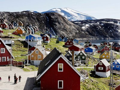 Le village d'Upernavik, dans l'ouest du Groenland, en juillet 2015 - Linda Kastrup [Ritzau Scanpix/AFP/Archives]
