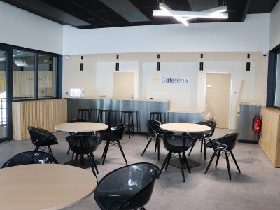 Une cafétéria sera ouverte à l'étage et accessible pour le public extérieur. - Amaury Tremblay