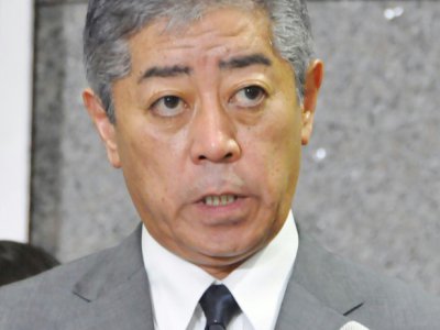 Le ministre japonais de la Défense Takeshi Iwaya, le 23 août 2019 à Tokyo - JIJI PRESS [JIJI PRESS/AFP]