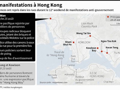 Les manifestations à Hong Kong - [AFP/Archives]