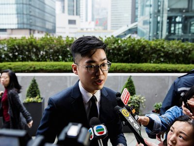 L'indépendantiste hongkongais Andy Chan, le 14 janvier 2019 - ISAAC LAWRENCE [AFP/Archives]