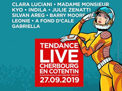 L'affiche officielle du Tendance Live Cherbourg 2019 - Tendance Ouest