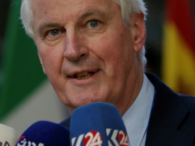 Le négociateur en chef de l'Union européenne pour le Brexit, Michel Barnier, le 10 avril 2019 à Bruxelles. - Aris Oikonomou [AFP]