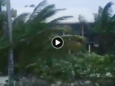 Capture d'écran obtenue le 1er septembre 2019 auprès de Rich Roberts montre Man-O-War Cay, sur les îles Abacos aux Bahamas - Rich ROBERTS [Rich ROBERTS/AFP]