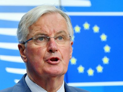 Le négociateur en chef de l'Union européenne pour le Brexit, Michel Barnier, le 19 mars 2019 à Bruxelles - EMMANUEL DUNAND [AFP/Archives]
