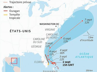 L'ouragan Dorian - Janis LATVELS [AFP]