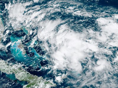 Image satellite d'une nouvelle dépression tropicale menaçant les Bahamas, le 12 septembre 2019 - Jose ROMERO [NOAA/RAMMB/AFP]