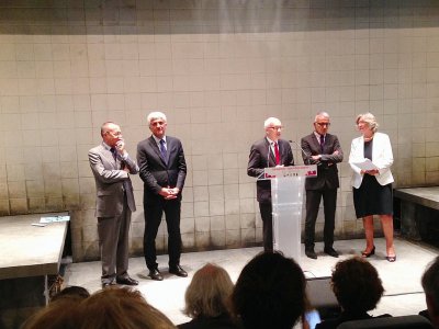 Les élus ont inauguré cette nouvelle salle qui dépend du Centre dramatique national Normandie-Rouen. - Christian Pedron