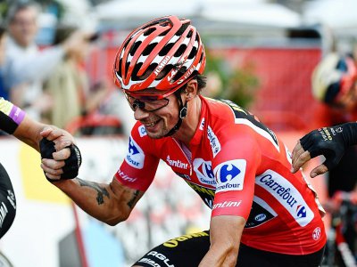 Le Slovène Primoz Roglic remporte le Tour d'Espagne le 15 septembre 2019 - OSCAR DEL POZO [AFP]