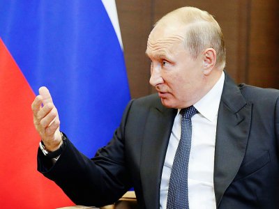 Le président russe Vladimir Poutine, le 12 septembre 2019 à Sotchi (sud-ouest de la Russie) - SHAMIL ZHUMATOV [POOL/AFP/Archives]