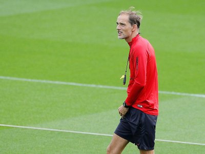Thomas Tuchel, l'entraîneur allemand du PSG, le 17 septembre 2019 à Saint-Germain-en-Laye (banlieue parisienne) - GEOFFROY VAN DER HASSELT [AFP]